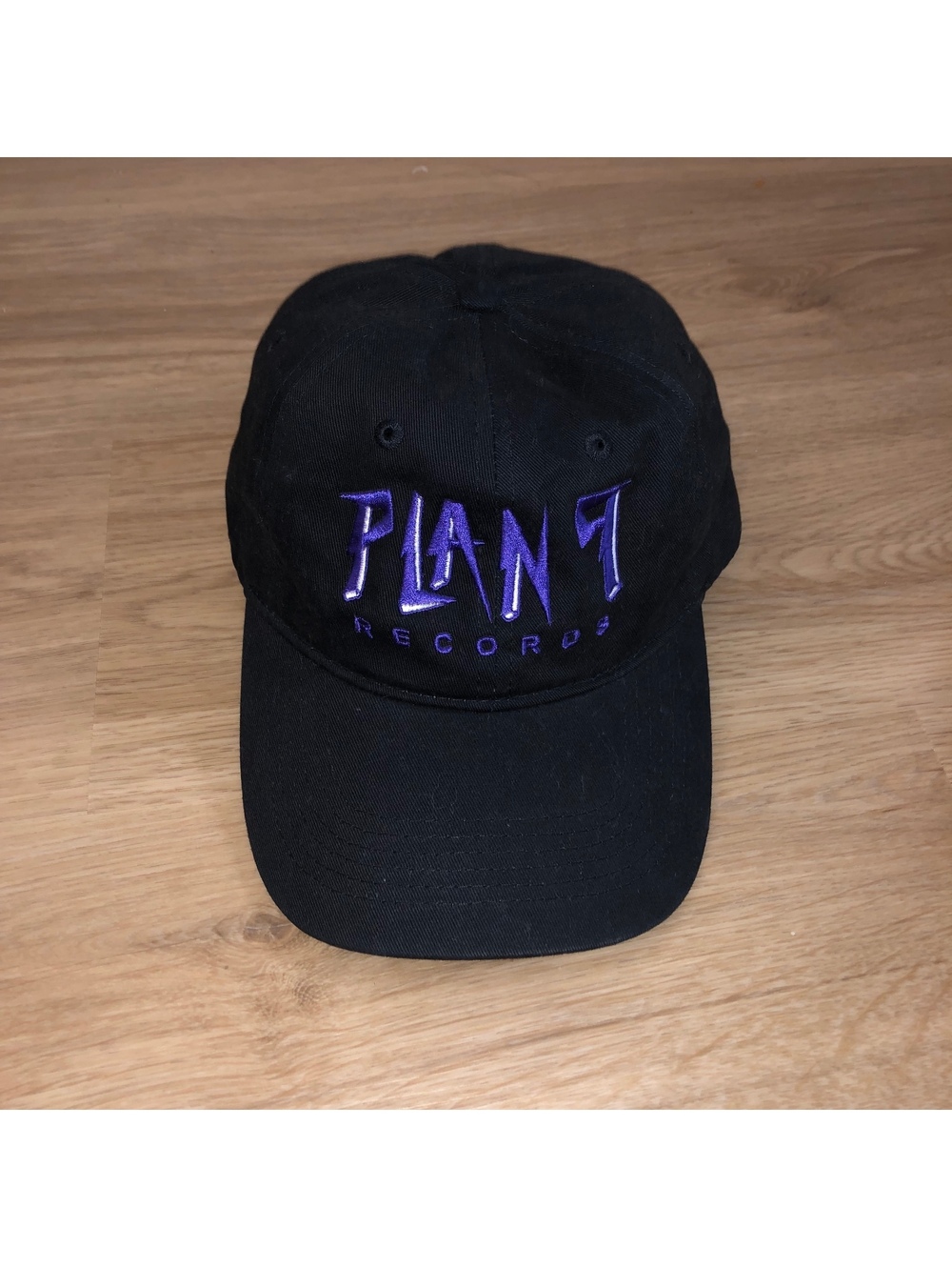 VINTAGE PLAN 9 RECORDS RICHMOND VIRGINIA MUSIC STUDIO HAT PURPLE BLACK RARE CAP